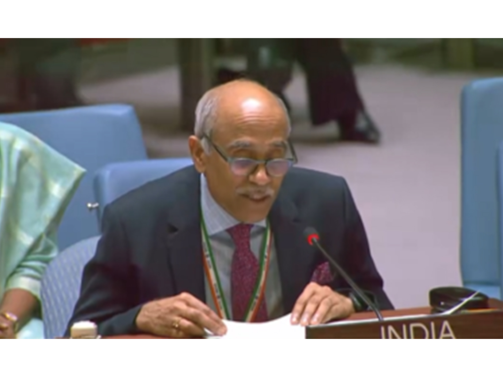 Permanent Representative of India to the United Nations Parvatheaneni Harish (Photo/X @AmbHarishP)
