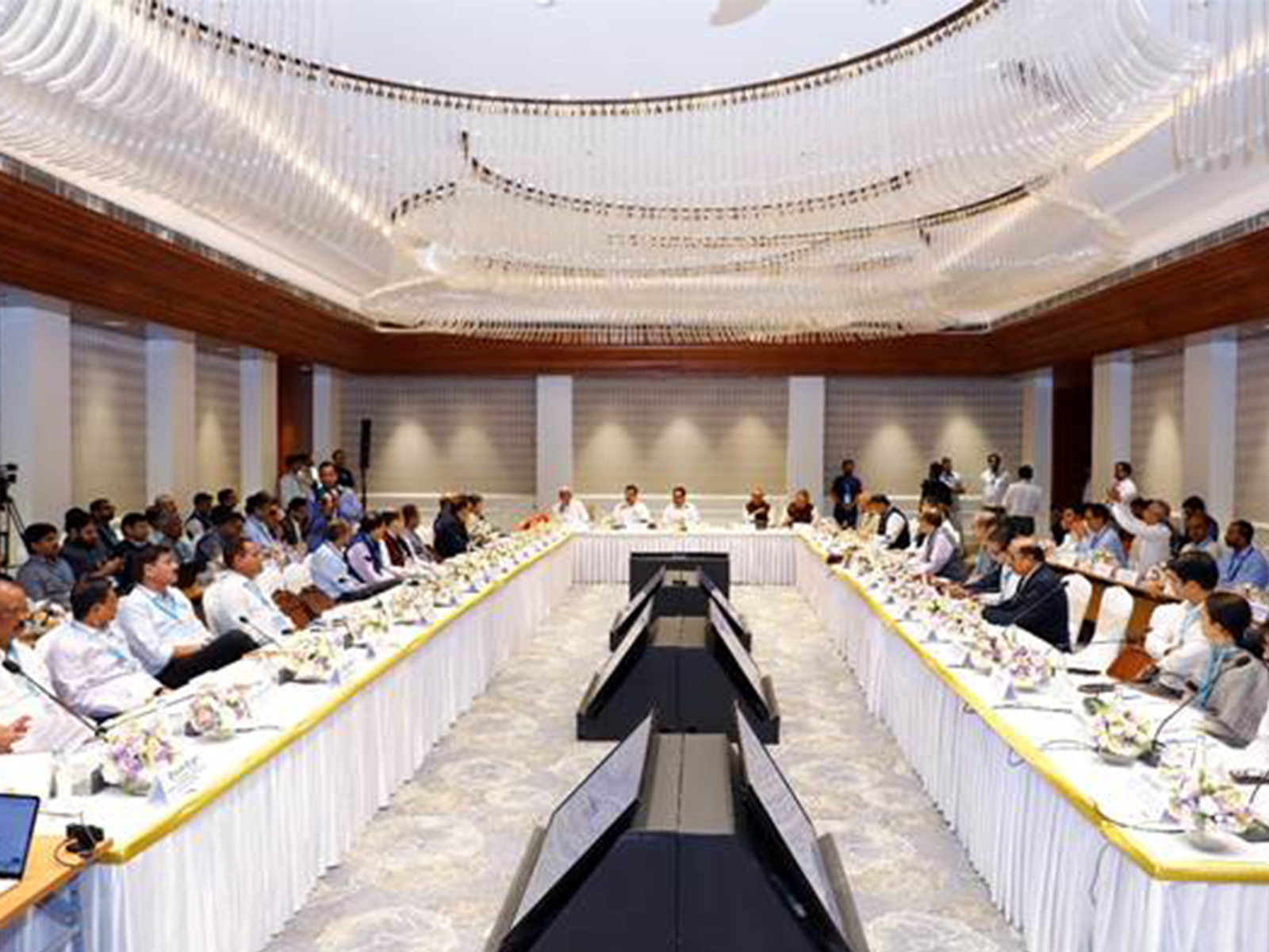 Union Minister of Jal Shakti C. R. Patil chairs the 19th meeting of GFCB in New Delhi (Photo/PIB)