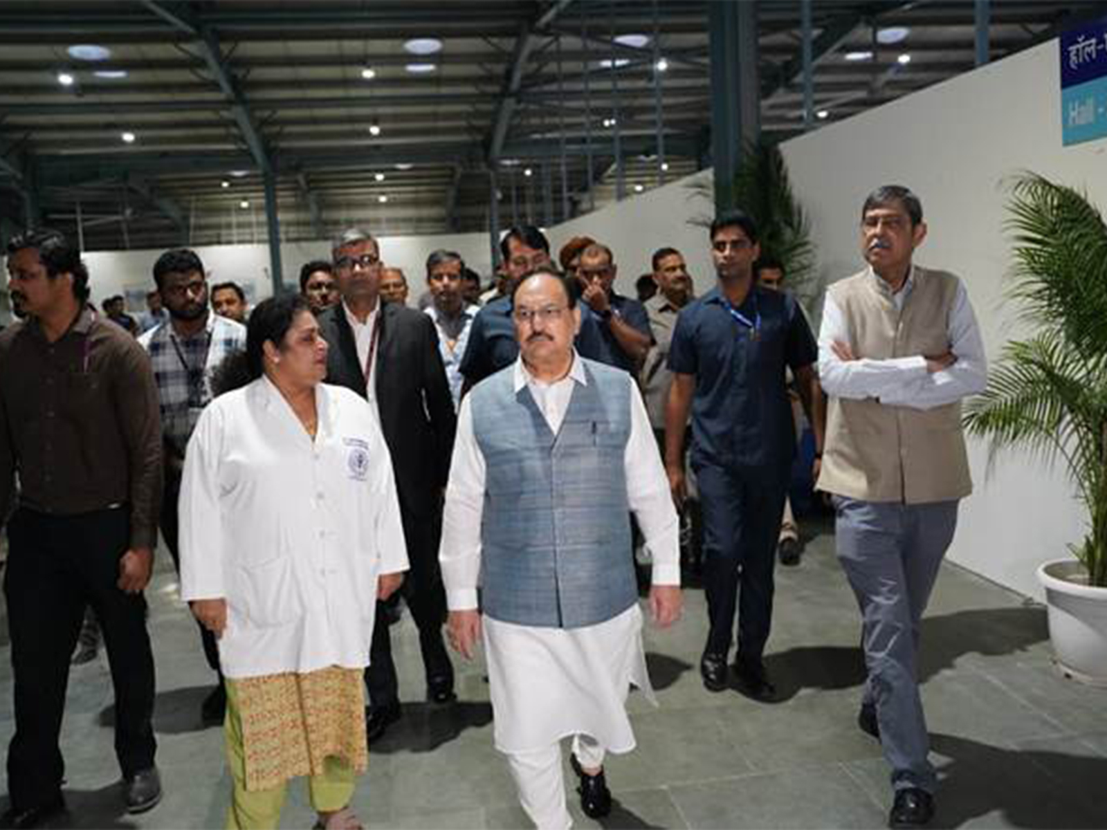 Union Health Minister JP Nadda at AIIMS, Delhi (Photo/PIB)