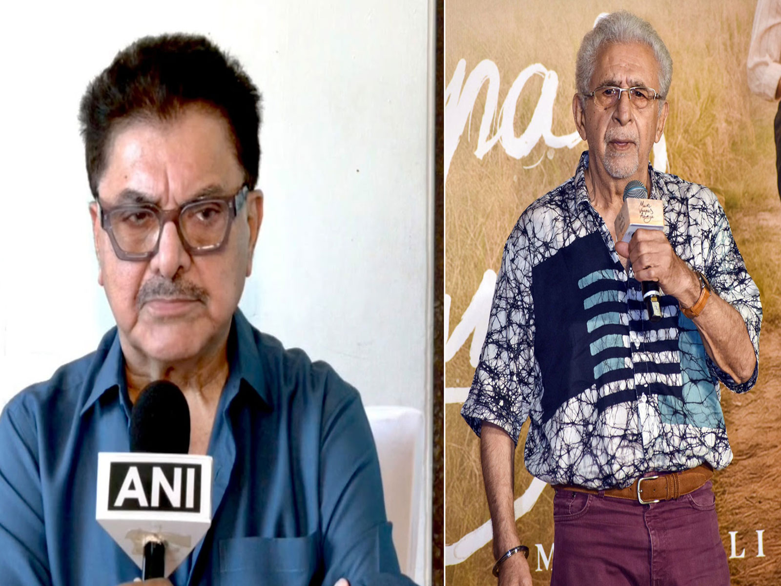 Ashoke Pandit and Naseeruddin Shah (Photo/ANI)