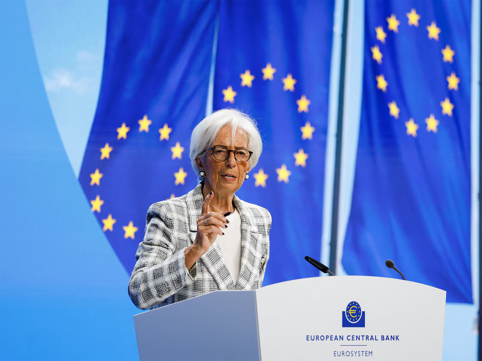 Christine Lagarde resigns as European Central Bank President. (Photo/Reuters)