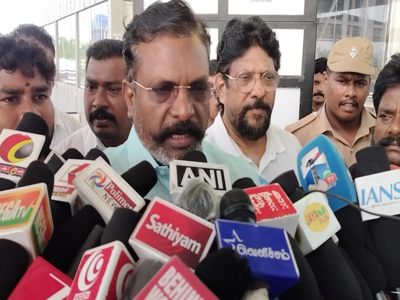 Viduthalai Chiruthaigal Katchi (VCK) chief Thirumavalavan (Photo/ANI)