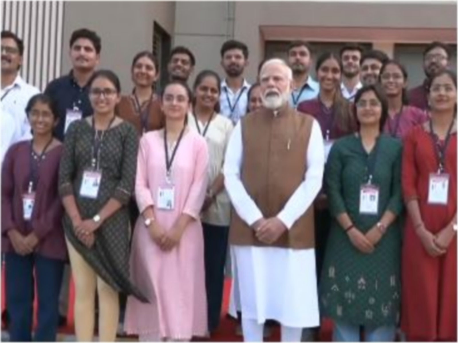 Prime Minister Narendra Modi during his visit to Gujarat’s Banaskantha (Photo/ANI)