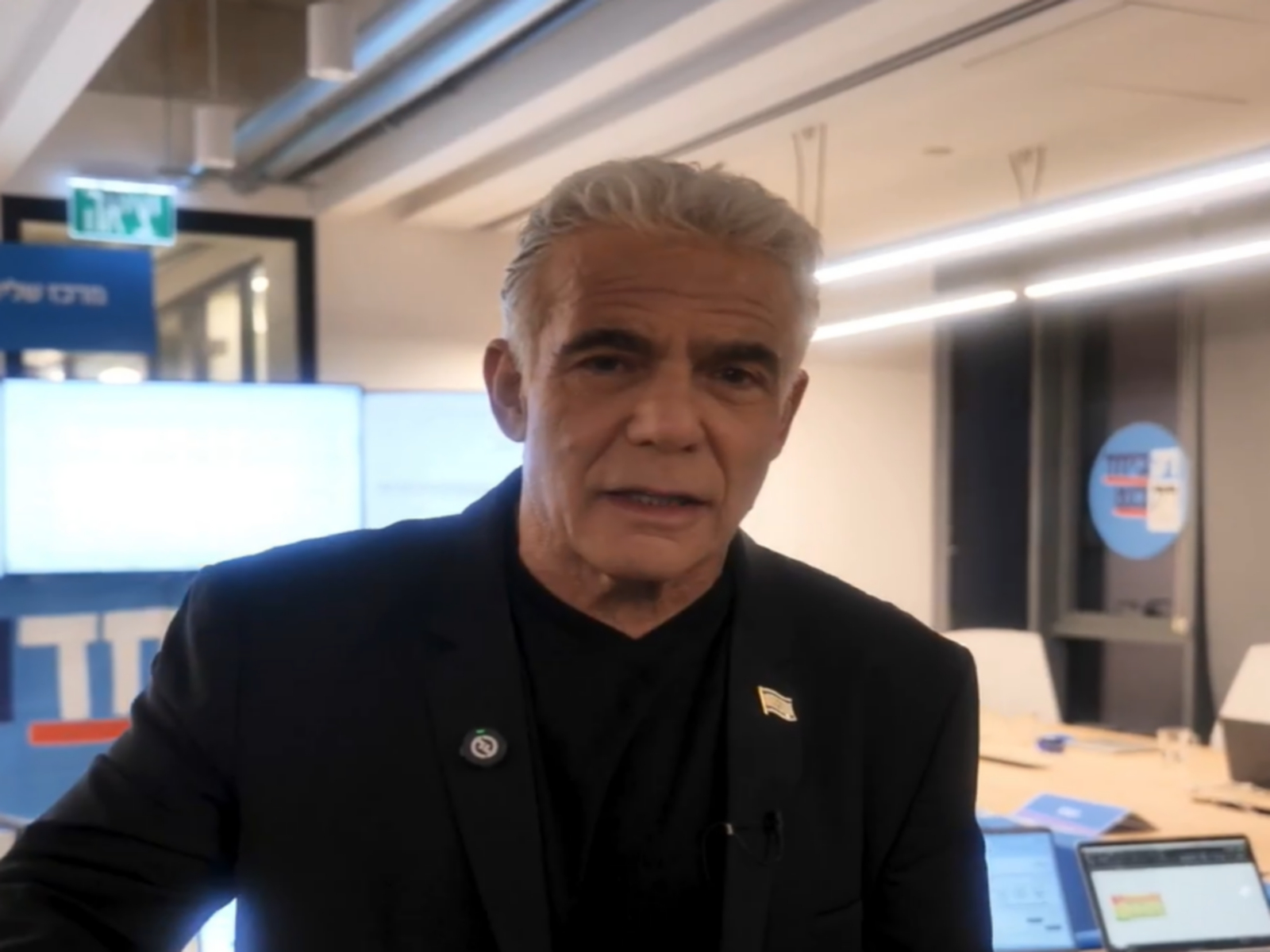 Israel's Opposition Leader and B'Yachad No. 2 Yair Lapid (Photo/X/@yairlapid)