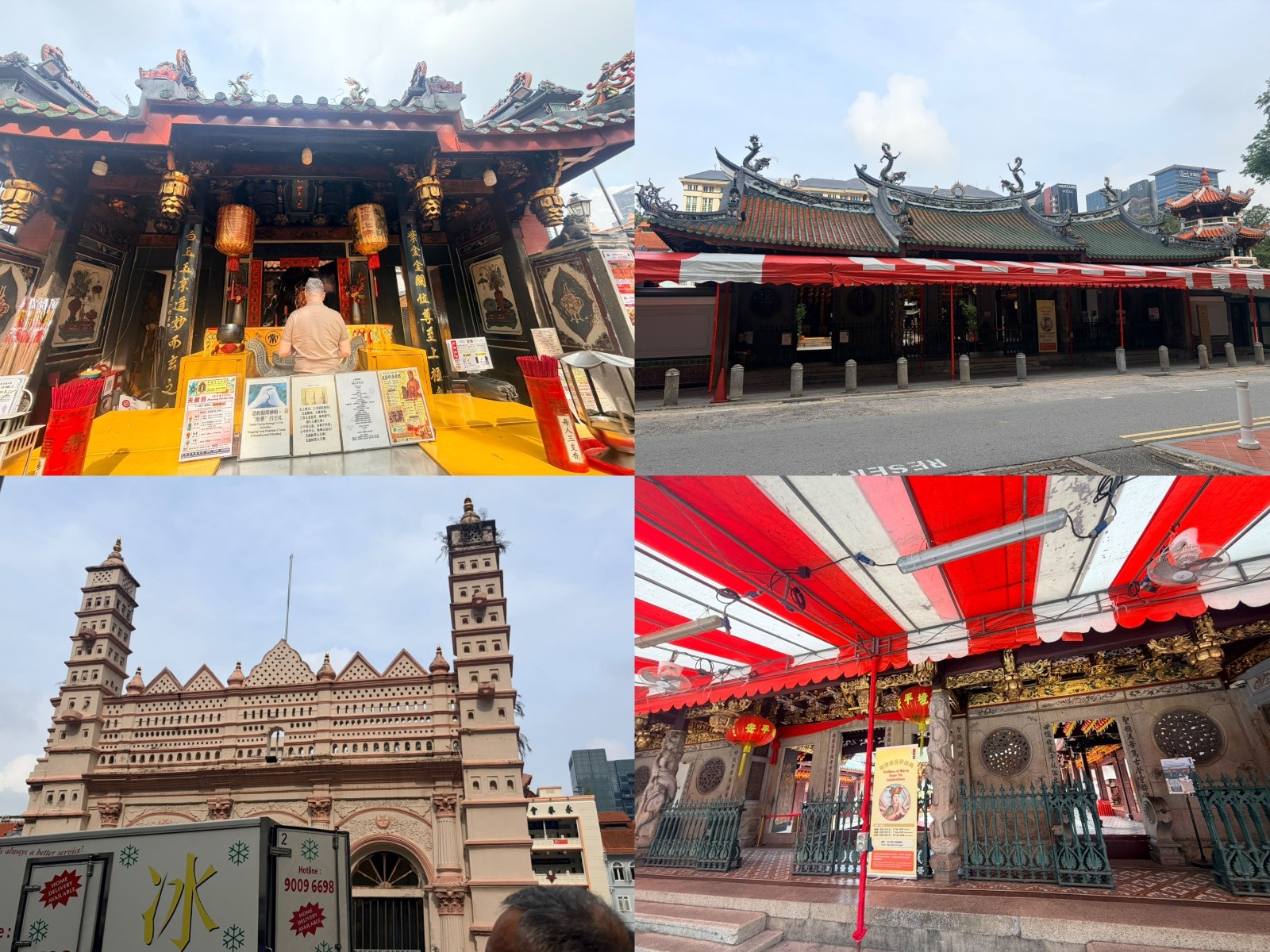 Visuals from Singapore’s Telok Ayer street (Photo/ANI)