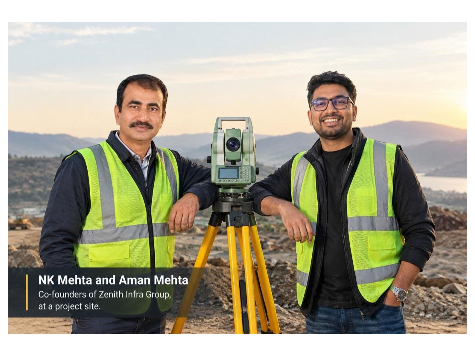 NK Mehta and Aman Mehta, co-founders of Zenith Infra Group
