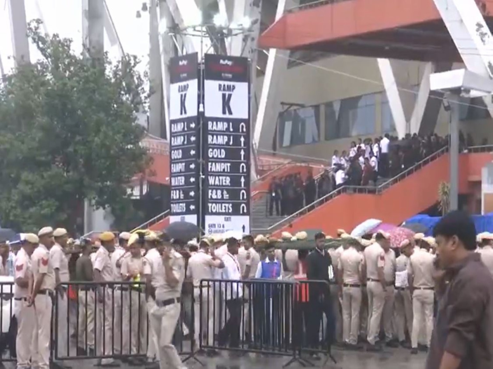 JLN Stadium ahead of Diljit Dosanjh concert (Photo/ANI)