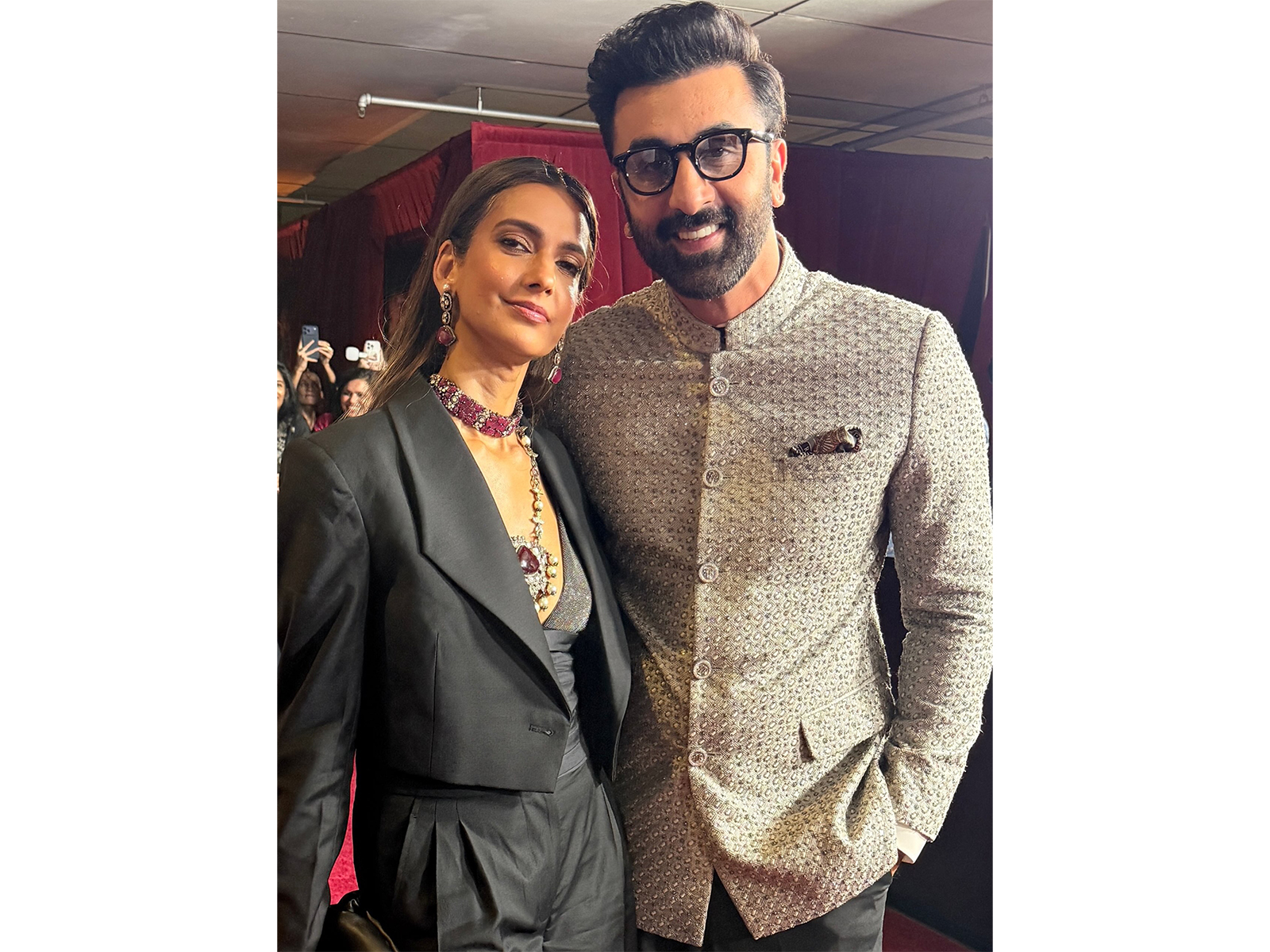Ranbir kapoor and Poorna jagannathan (Photo/Instagram@Poorna jagannathan)