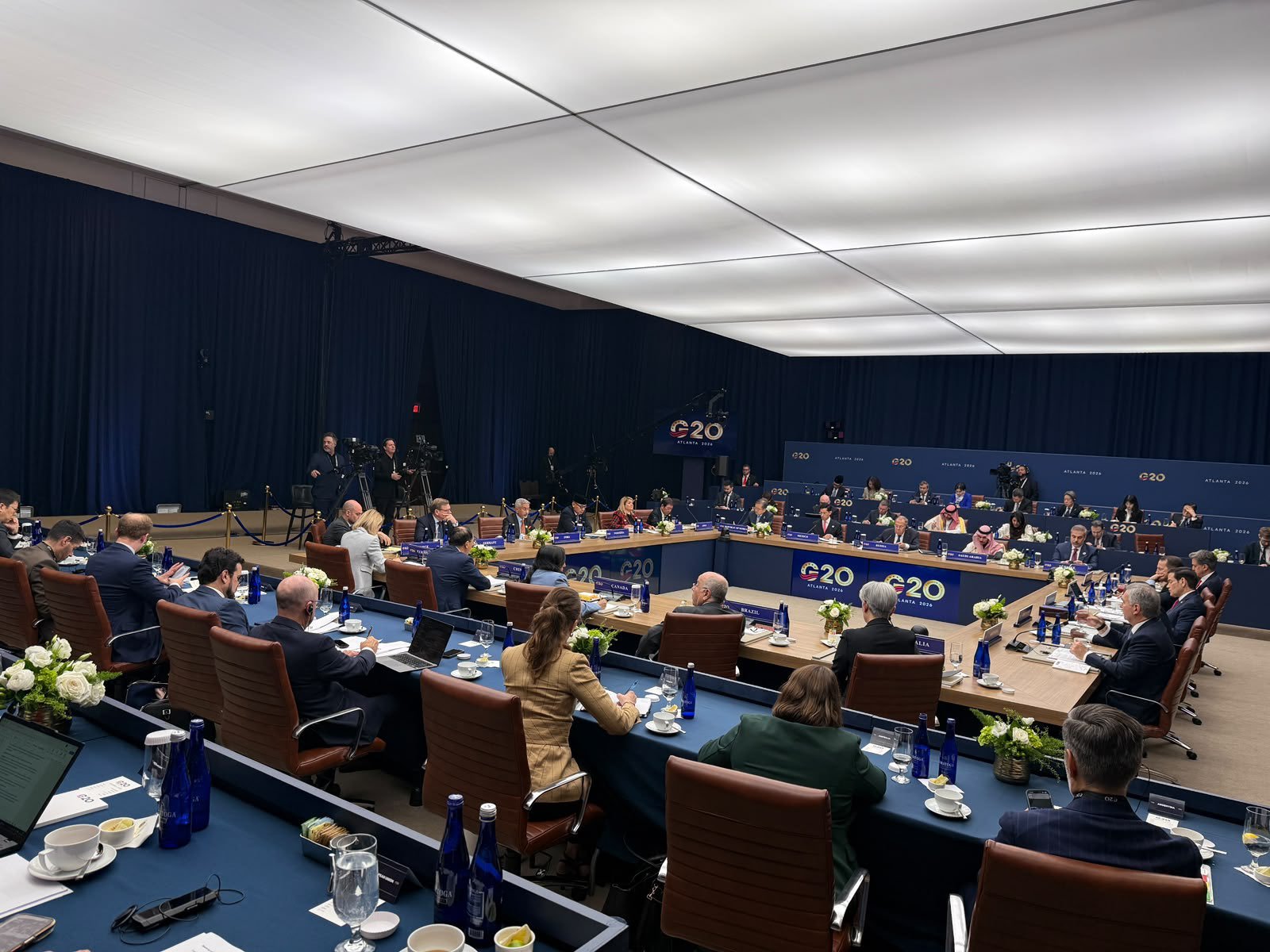External Affairs Minister S Jaishankar addressing the first plenary session of the G20 Foreign Ministers' Meeting in Atlanta, US. (Photo: X/@DrSJaishankar)