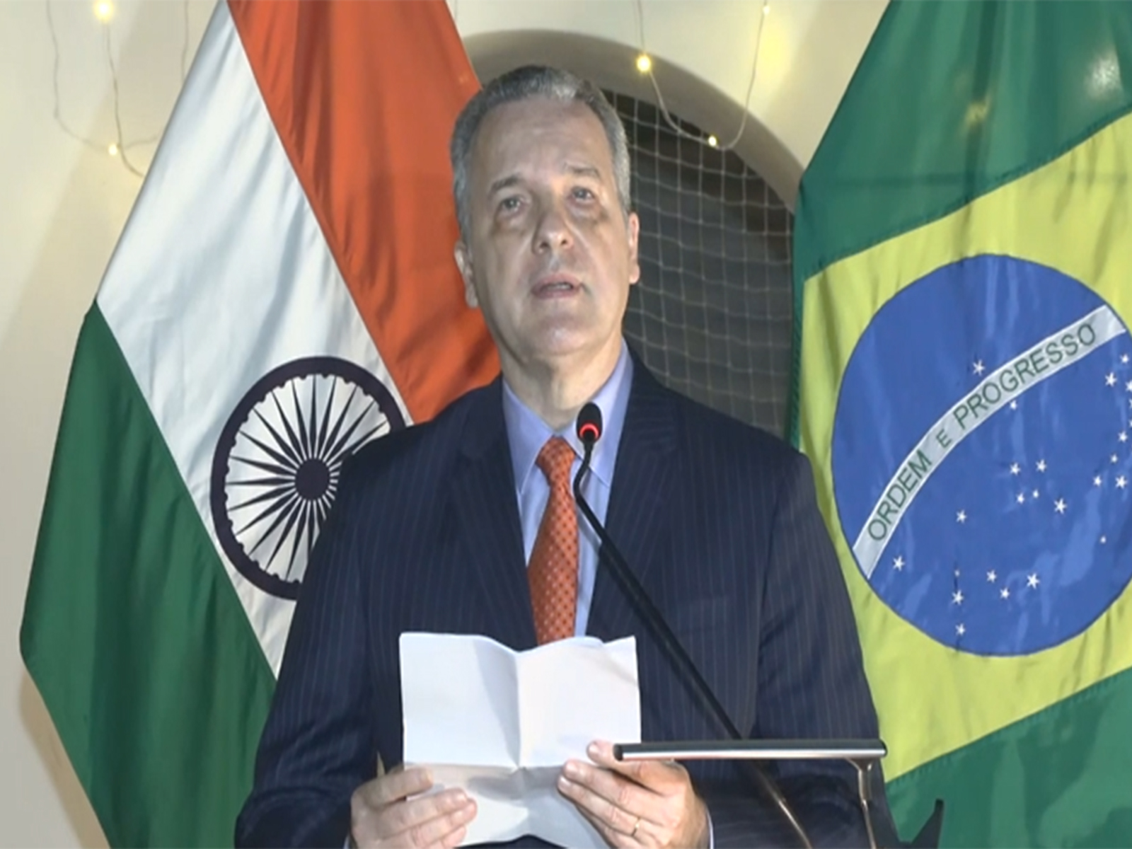 Brazil’s Ambassador to India, Kenneth Felix Haczynski da Nóbrega. (Photo/ANI)