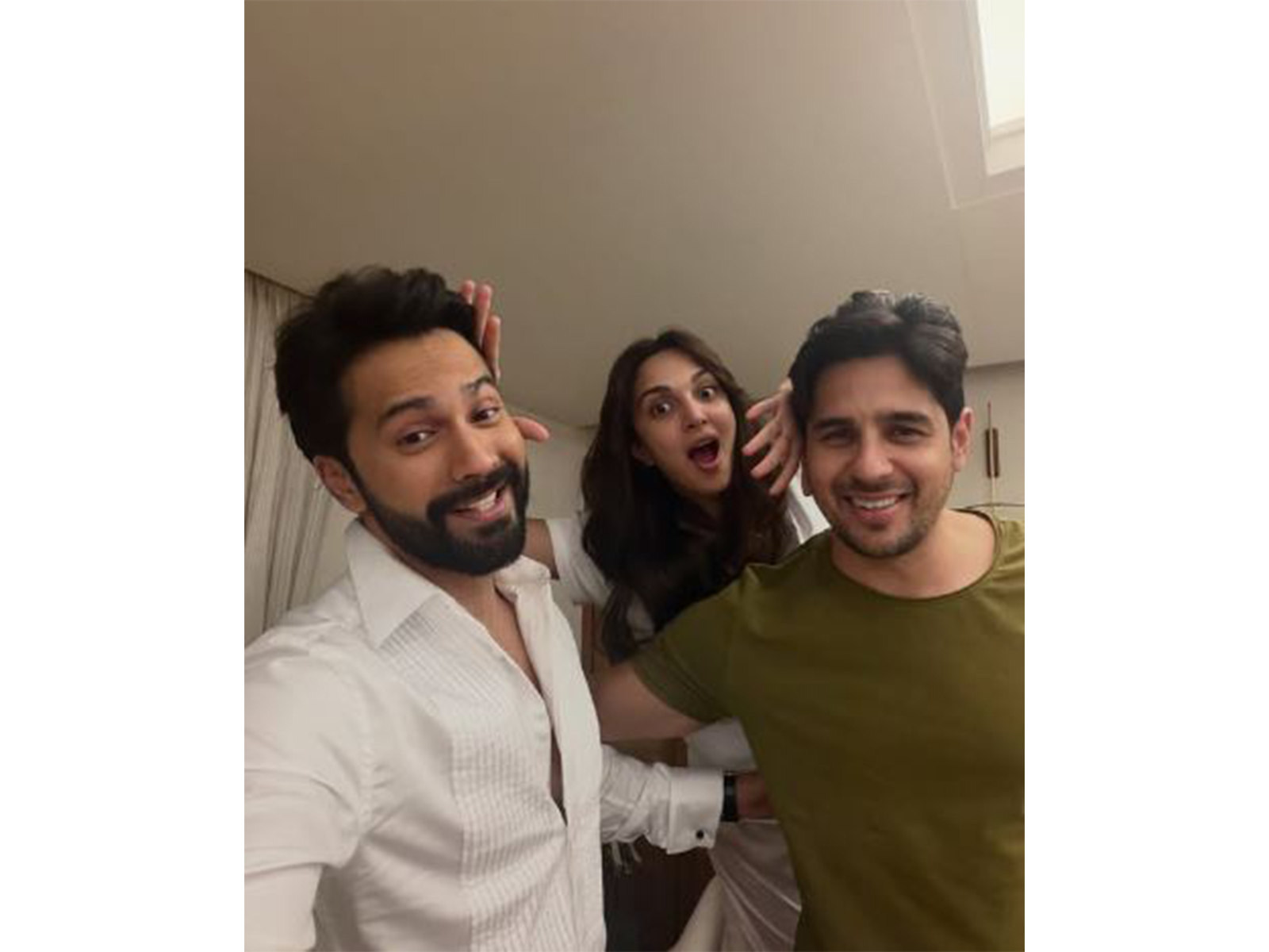 Actors Varun Dhawan, Kiara Advani, Sidharth Malhotra (Image source: Varun's Instagram)