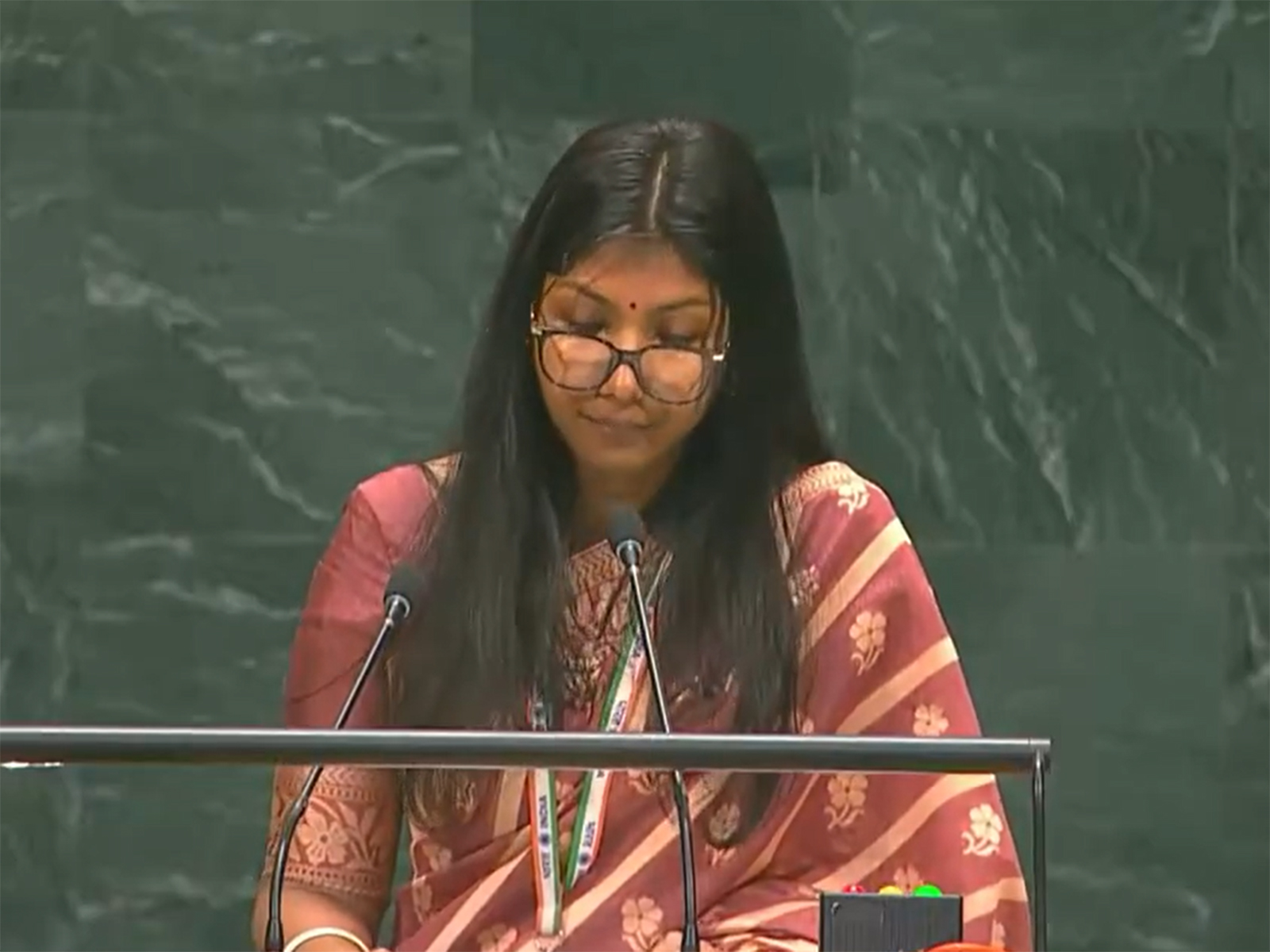 First Secretary at the Permanent Mission of India to the United Nations (Photo/X/@IndiaUNNewYork)
