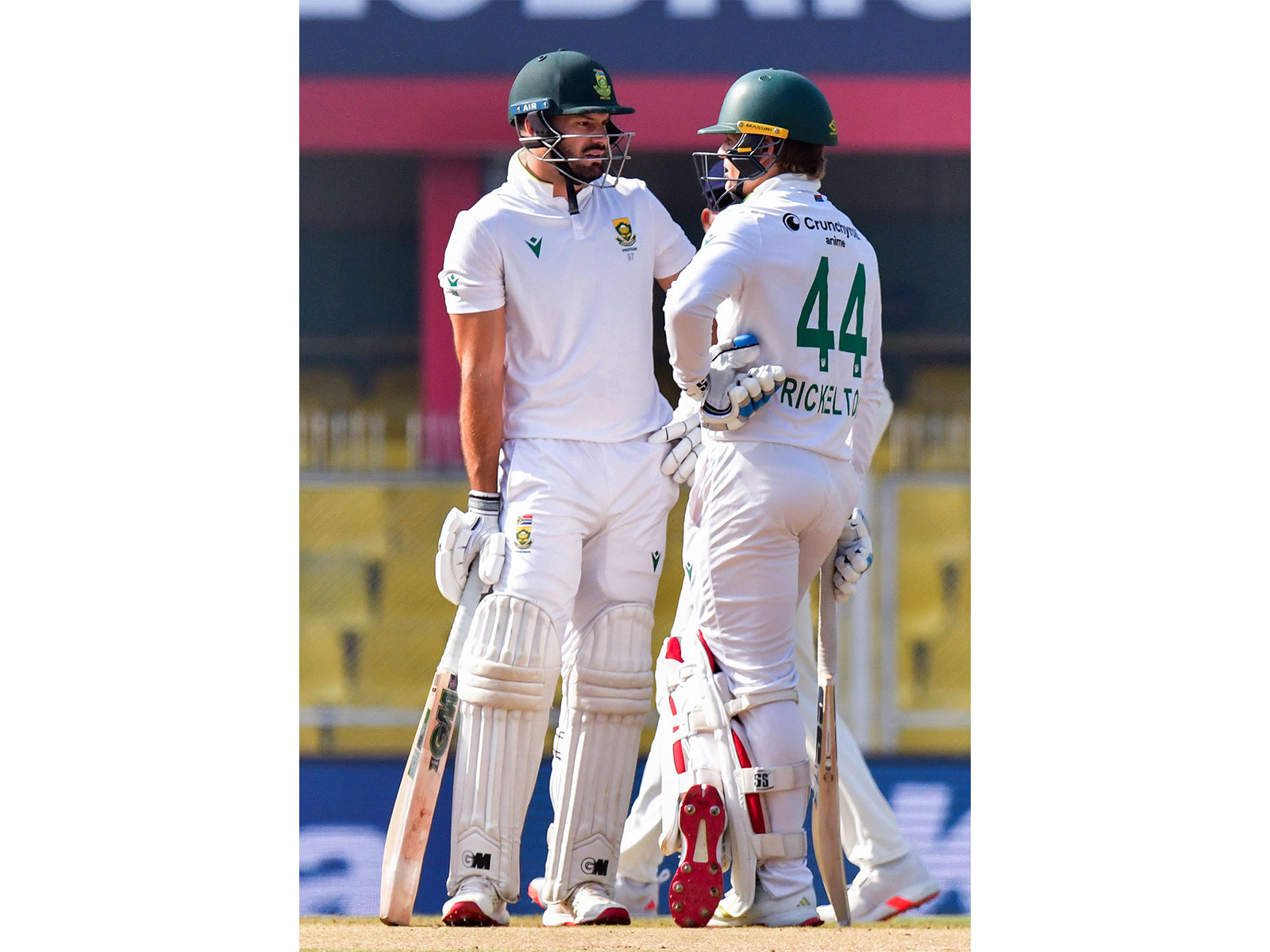 South African batters Ryan Rickelton and Aiden Markram. (Photo/ANI) 