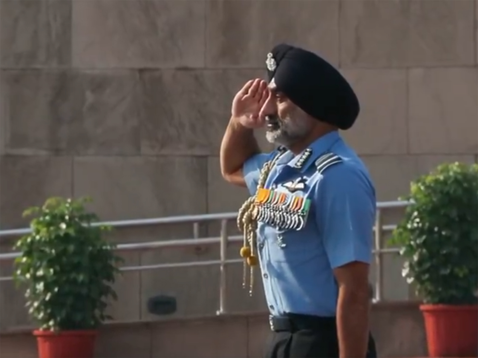 Outgoing Chief of the Air Staff, Air Chief Marshal Amar Preet Singh (Photo/ANI)