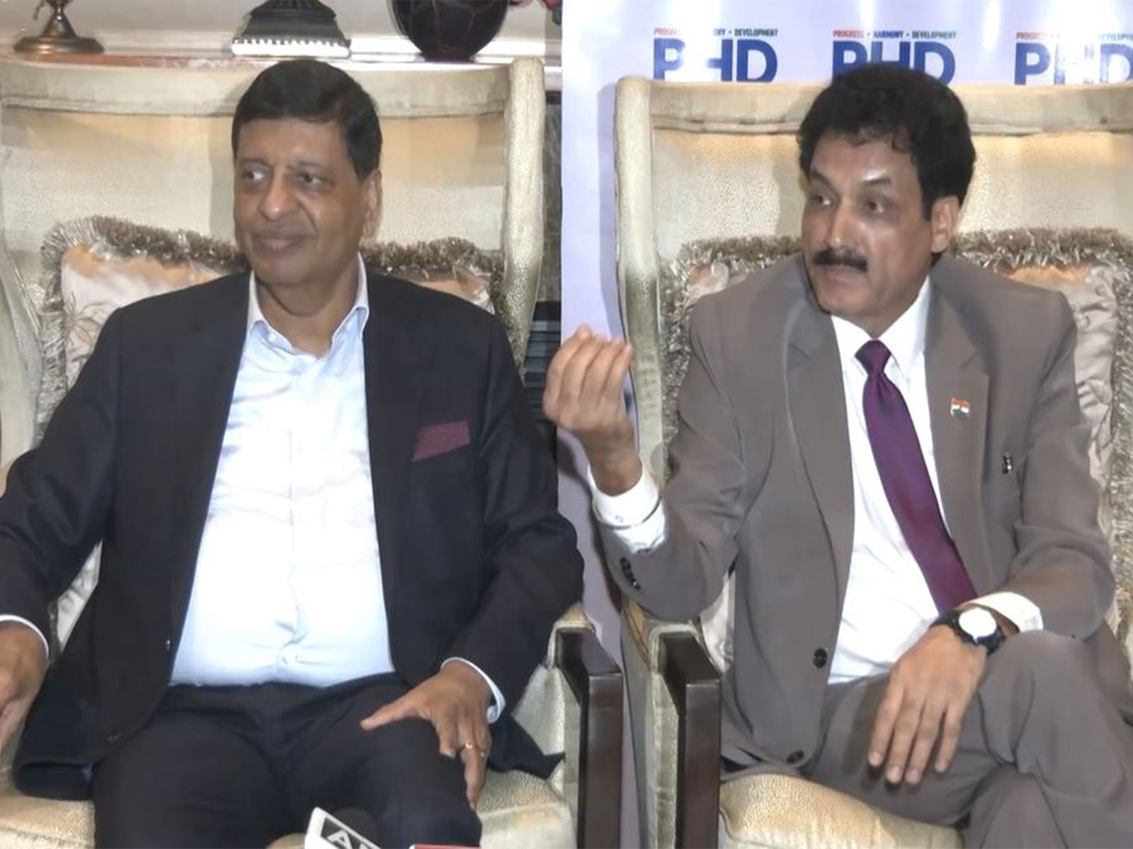 Anil Gupta and Ranjeet Mehta (Photo/ANI)