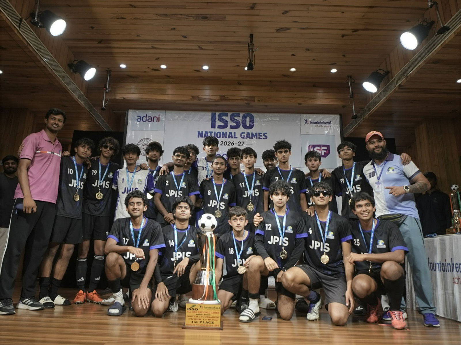 Jayshree Periwal International School crowned champions. (Photo/ISSO)
