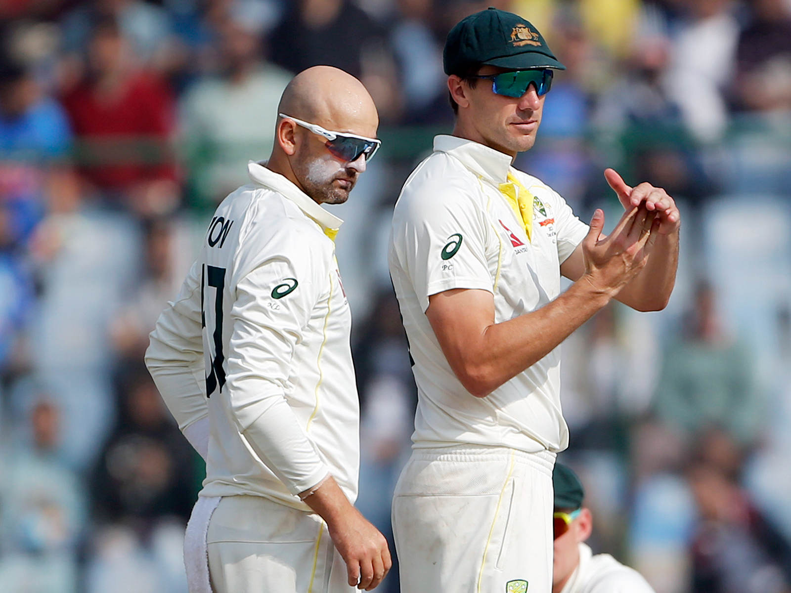 Australia's Pat Cummins along with Nathan Lyon (File Photo/ ANI)
