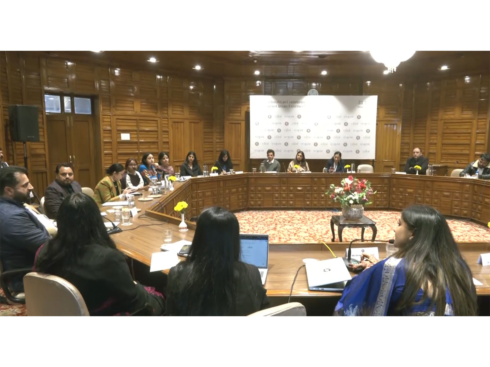 Dialogue on how can Himalayan communities anticipate risks and adapt to a changing climate (Photo/ANI)