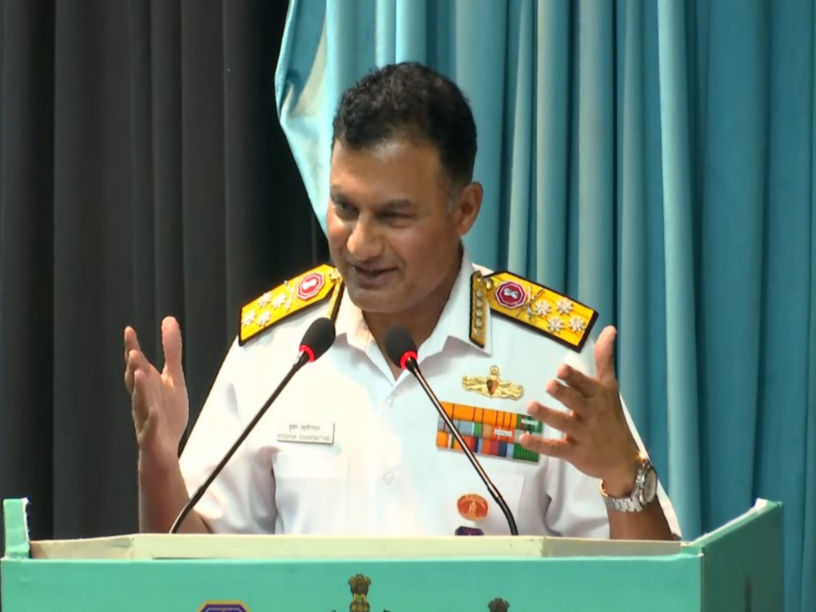 Chief of the Naval Staff Admiral Krishna Swaminathan (Photo/ANI)