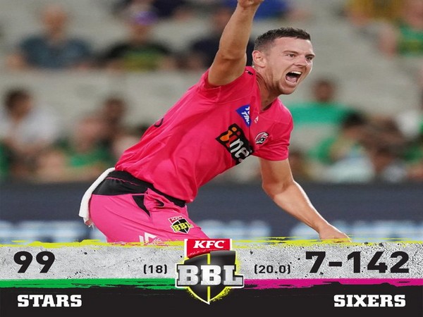 Sydney Sixers defeated Melbourne Stars by 43 runs (Image: BBL's Twitter)