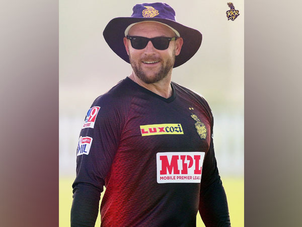 KKR coach Brendon McCullum (Photo/ KKR Twitter)