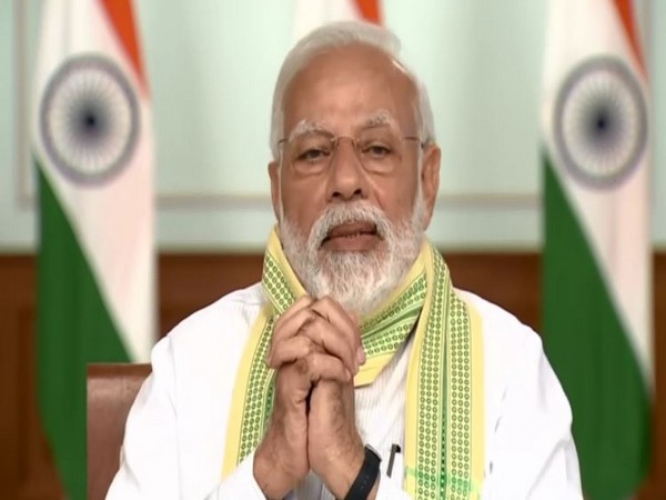 Prime Minister Narendra Modi during an interaction with Sarpanchs on Friday. Photo/ANI Prime Minister Narendra Modi during an interaction with Sarpanchs on Friday. Photo/ANI