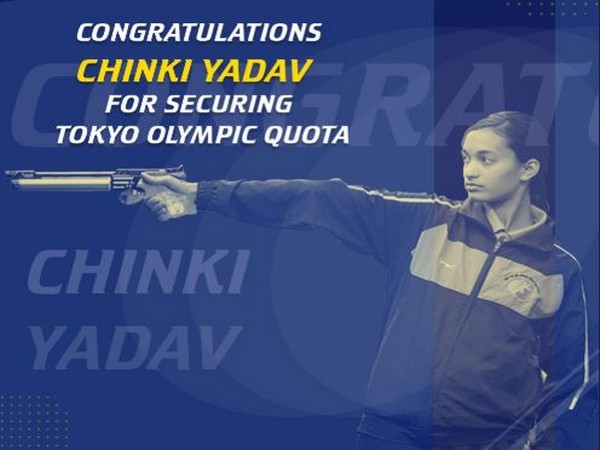 Chinki Yadav secures Tokyo Olympic quota in shooting