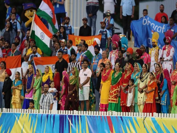Indian crowd enjoying India-Bangladesh clash at WACA in the Women's T20 World Cup. (Photo/T20 World Cup Twitter) Indian crowd enjoying India-Bangladesh clash at WACA in the Women's T20 World Cup. (Photo/T20 World Cup Twitter)