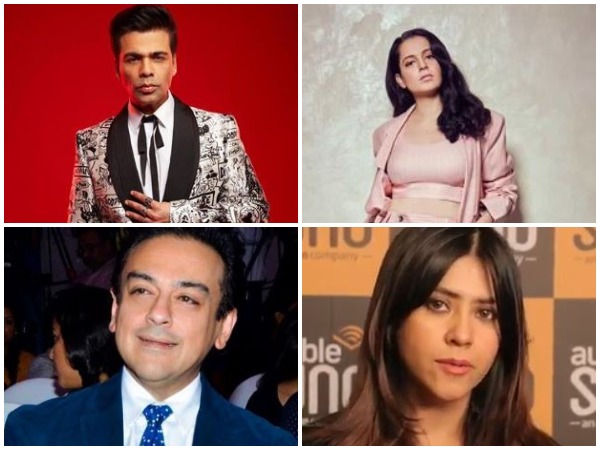 Karan Johar, Kangana Ranaut, Adnan Sami, and Ekta Kapoor Karan Johar, Kangana Ranaut, Adnan Sami, and Ekta Kapoor