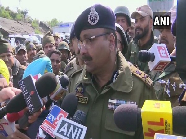 DGP Dilbagh Singh speaking to reporters in Jammu on Friday. photo/ANI DGP Dilbagh Singh speaking to reporters in Jammu on Friday. photo/ANI