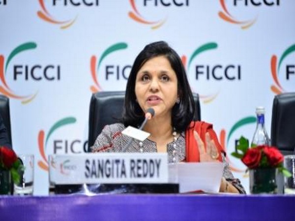 Dr Sangita Reddy, President, FICCI addressing Budget Viewing Session at FICCI, Federation House, New Delhi. Dr Sangita Reddy, President, FICCI addressing Budget Viewing Session at FICCI, Federation House, New Delhi.