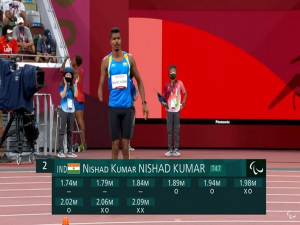 Nishad Kumar wins silver (Photo/ Anurag Thakur Twitter)