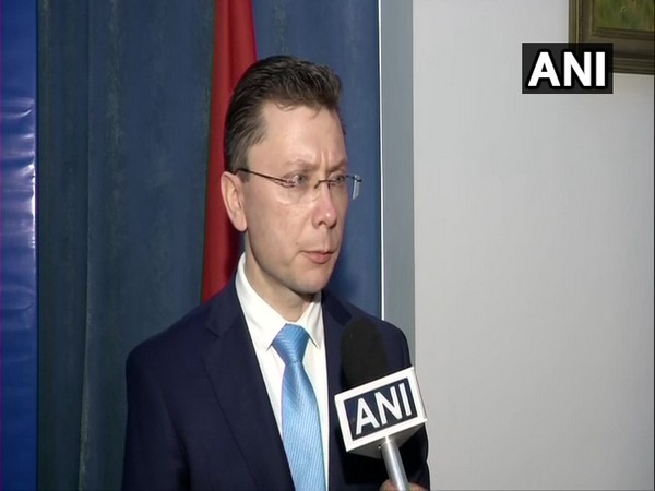 Russian deputy ambassador to India Roman Babushkin speaking to ANI on Friday