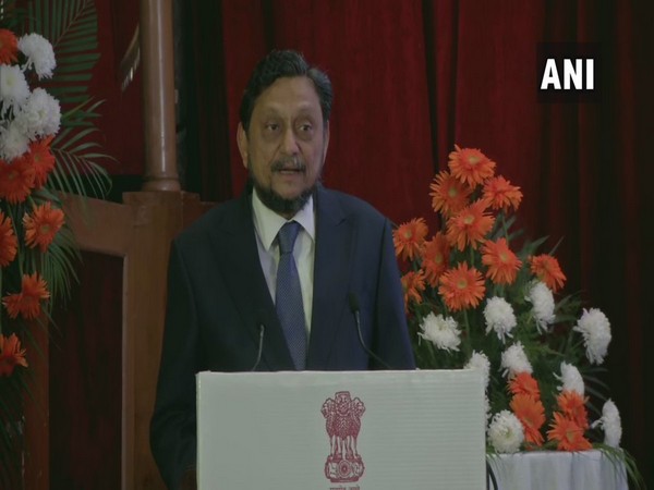 CJI SA Bobde addressing a gathering at the 79th foundation day celebration of Income Tax Appellate Tribunal (ITAT) in New Delhi on Friday. Photo/ANI