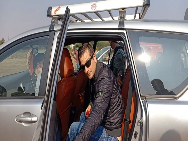 British adventurer and television presenter Bear Grylls at Bandipur in Karnataka (Photo/ANI) British adventurer and television presenter Bear Grylls at Bandipur in Karnataka (Photo/ANI)