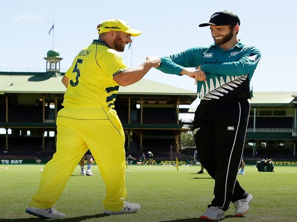Aaron Finch and Kane Williamson during toss in first ODI at SCG (Photo/ cricket.com.au Twitter) Aaron Finch and Kane Williamson during toss in first ODI at SCG (Photo/ cricket.com.au Twitter)