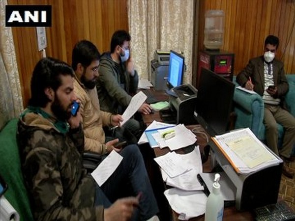 Visual from the control room in Jammu and Kashmir's Srinagar (Photo/ANI)