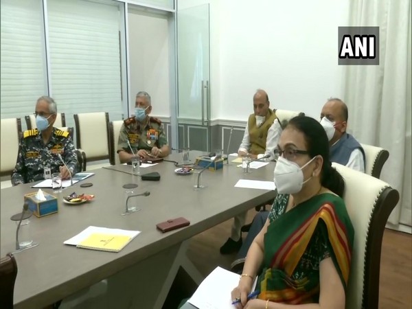 Rajnath Singh chairs meeting with operational commanders of armed forces. 
