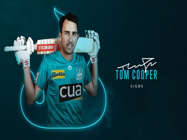 Brisbane Heat sign Tom Cooper (Photo/ Brisbane Heat Twitter)