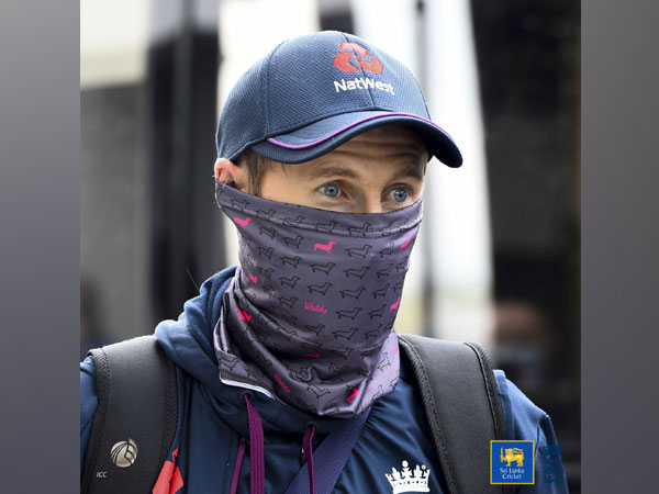 England Test skipper Joe Root arrives in Sri Lanka (Photo/ Sri Lanka Cricket Twitter)