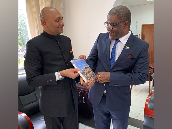 Indian Ambassador Abhay Kumar meets Comoros's FM Dhoihir Dhoulkamal (Photo Credit: Twitter/@AmbassadorAbhay) Indian Ambassador Abhay Kumar meets Comoros's FM Dhoihir Dhoulkamal (Photo Credit: Twitter/@AmbassadorAbhay)