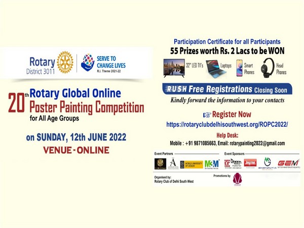 Rotary announces 20th global poster painting competition