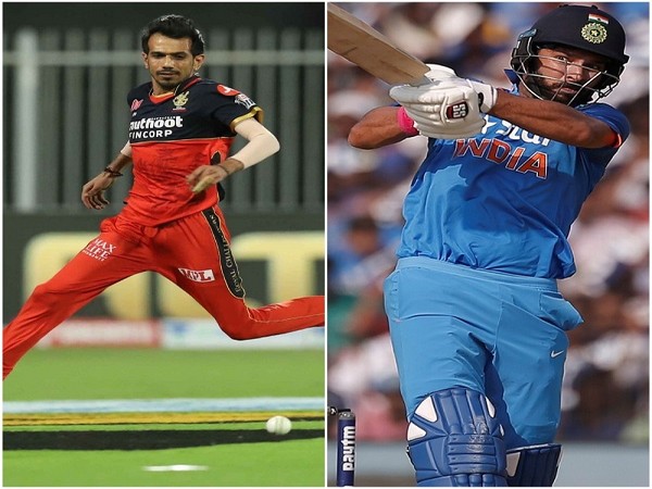 RCB spinner Yuzvendra Chahal. (Image: BCCI/IPL) and former Indian cricketer Yuvraj Singh