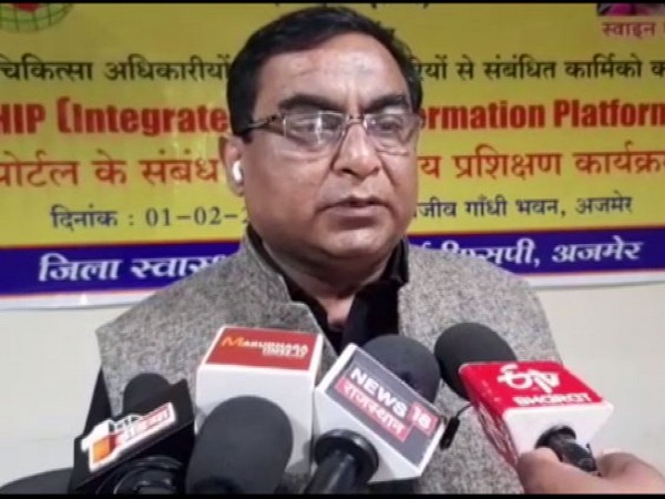 Ajmer Health officer KK Soni Photo/ANI Ajmer Health officer KK Soni Photo/ANI