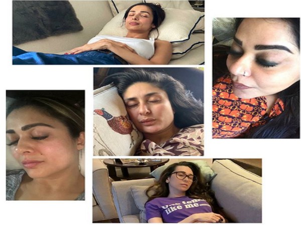 Kareena Kapoor Khan napping with her friends (Picture Source: Instagram) Kareena Kapoor Khan napping with her friends (Picture Source: Instagram)