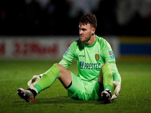 Manchester United's goalkeeper Kieran O'Hara Manchester United's goalkeeper Kieran O'Hara
