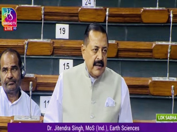 Union Minister of Earth Sciences Jitendra Singh at Lok Sabha