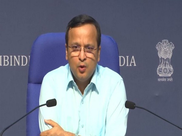 Lav Agarwal, Joint Secretary, Union Health Ministry, during a press briefing in New Delhi on Tuesday. [Photo/ANI]
