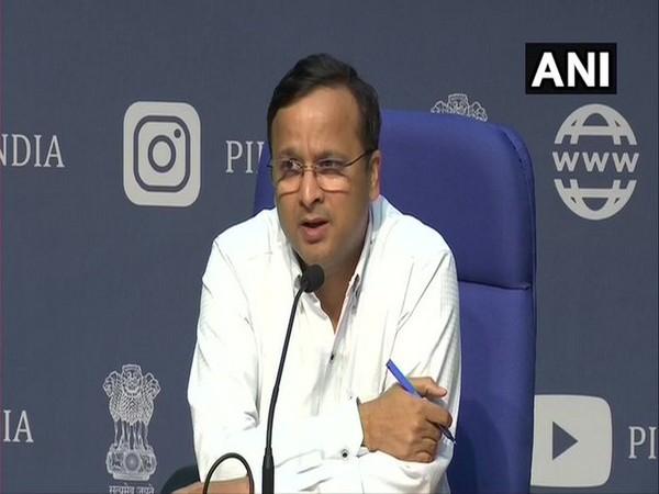 Lav Aggarwal, Joint Secretary, Union Health Ministry, speaking at a press conference on Thursday. Lav Aggarwal, Joint Secretary, Union Health Ministry, speaking at a press conference on Thursday.