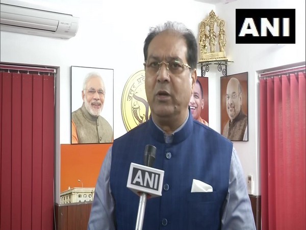 Uttar Pradesh Cabinet Minister Mohsin Raza talking to ANI over the ongoing protest against Citizenship Amendment Act (CAA) and National Register of Citizens (NRC) on Friday.